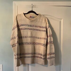Isle of Cotton Sz Large Crewneck Sweater EUC